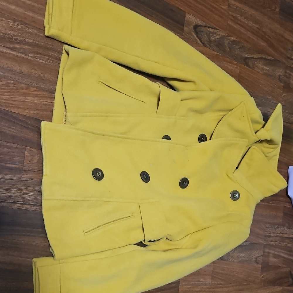 Inspired Hearts Sunny Yellow Peacoat
